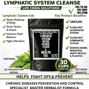 CHRONIC DISEASE SPECIALIST MASTER HERBALIST HERBAL NATURAL ORGANIC LYMPHATIC SYSTEM DETOX CLEANSE FLUSH HEALTH TEA   Beverage