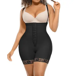 FeelinGirl Fajas Colombianas Shapewear Full Body Girdle for Postpartum Tummy Control, Adjustable Body Shapewear Underwear with Zipper Crotch #Summervibes