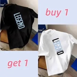 Legend Tee - Distressed Graphic Shirt, Grunge Style Top, Two items with better discounts,Sport T-shirt, regular length T-shirt, suitable for all seasons, for daily outings and gatherings.