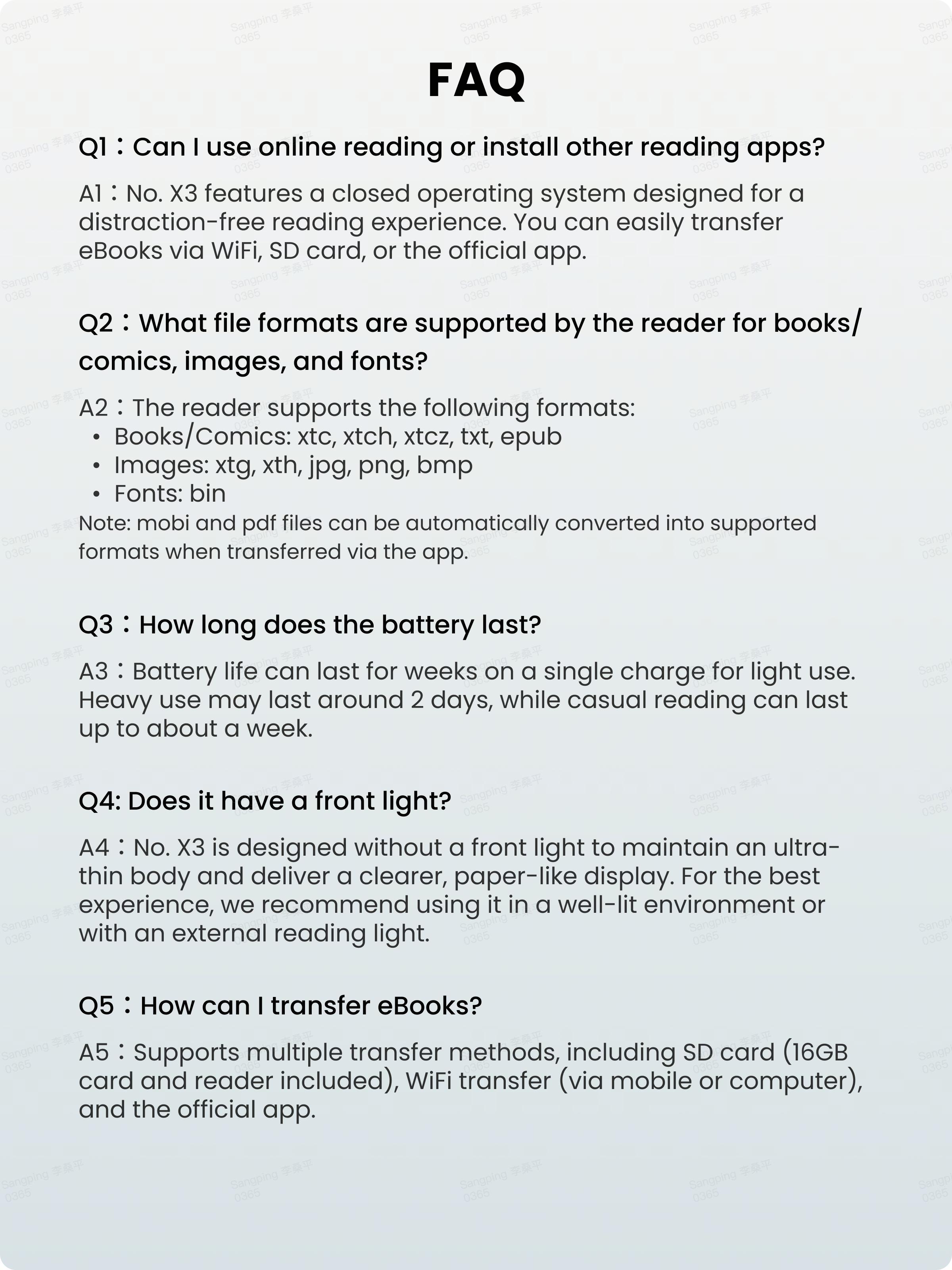 Xteink X3 Essential E-Reader Bundle - Bluetooth, Eye Care, Wireless Cells E-Reader with Space Black Case