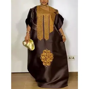 African Dresses for Women Traditional Africa Clothing Dashiki Ankara Embroidery Gown Abayas Robe Muslim Kaftan Maxi Long Dress