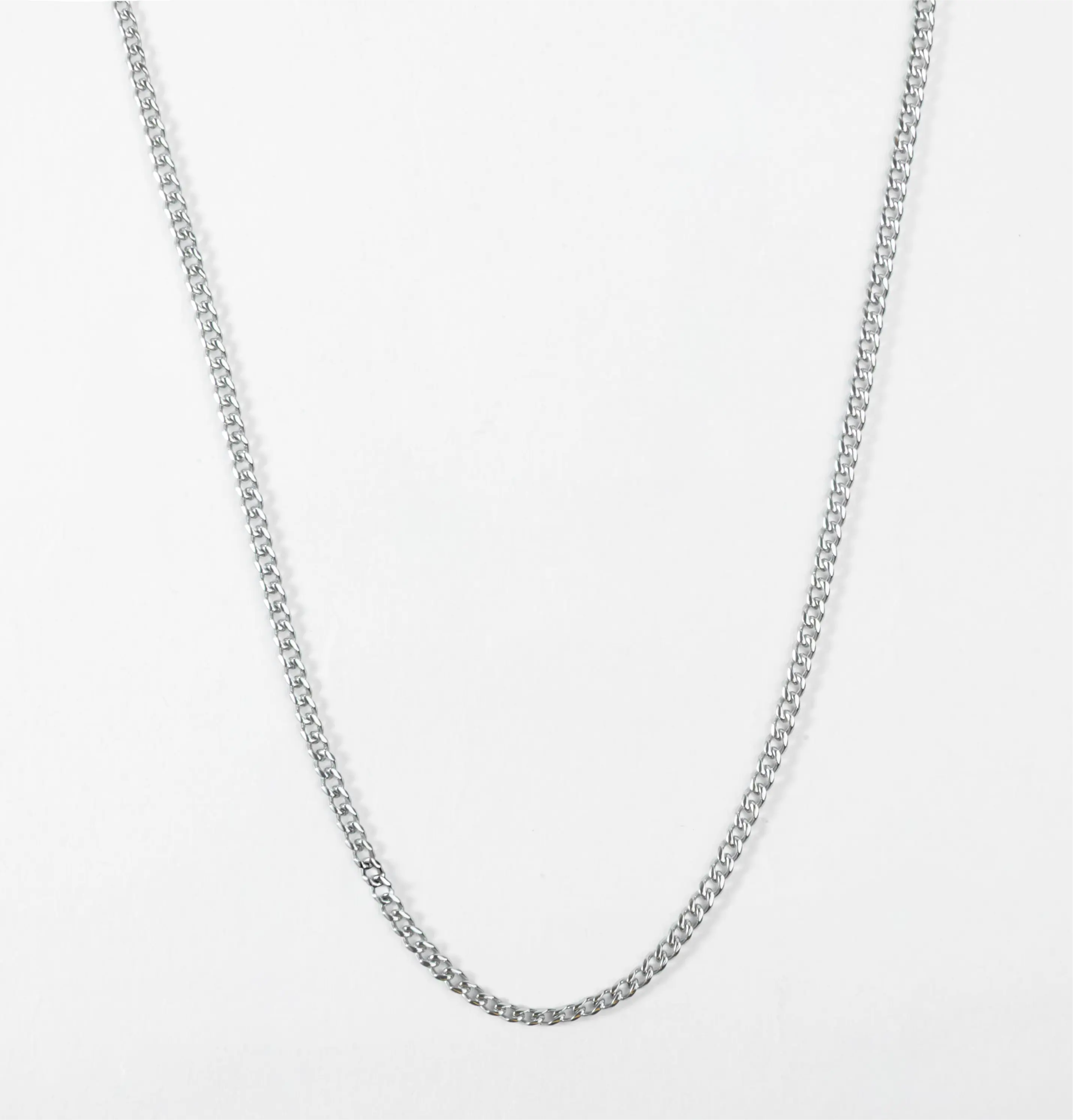 Cuban Chain (Silver) 3MM - 21.5 Inches