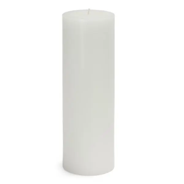 3 x 9 in. Citronella Pillar Candle, White