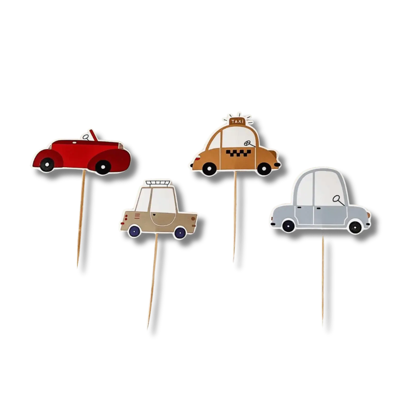 Car Cupcake Toppers (8pcs)