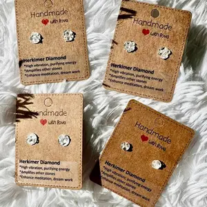 Herkimer Diamond earrings