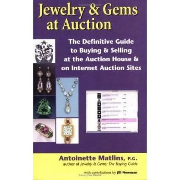 USED Book - Jewelry & Gems at Auction: The Definitive Guide to Buying & Selling at the Auction House & on Internet Auction Sites by Antoinette Matlins (Paperback) - english