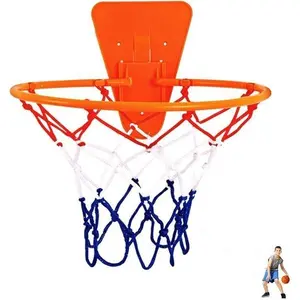 Large Silent Basketball Hoop – Wall Mount Quiet Hoop, No Drilling, Foldable Design - Idea for Home, Office, Dorm, Indoor Basketball Training (14.17"),Does not include basketball
