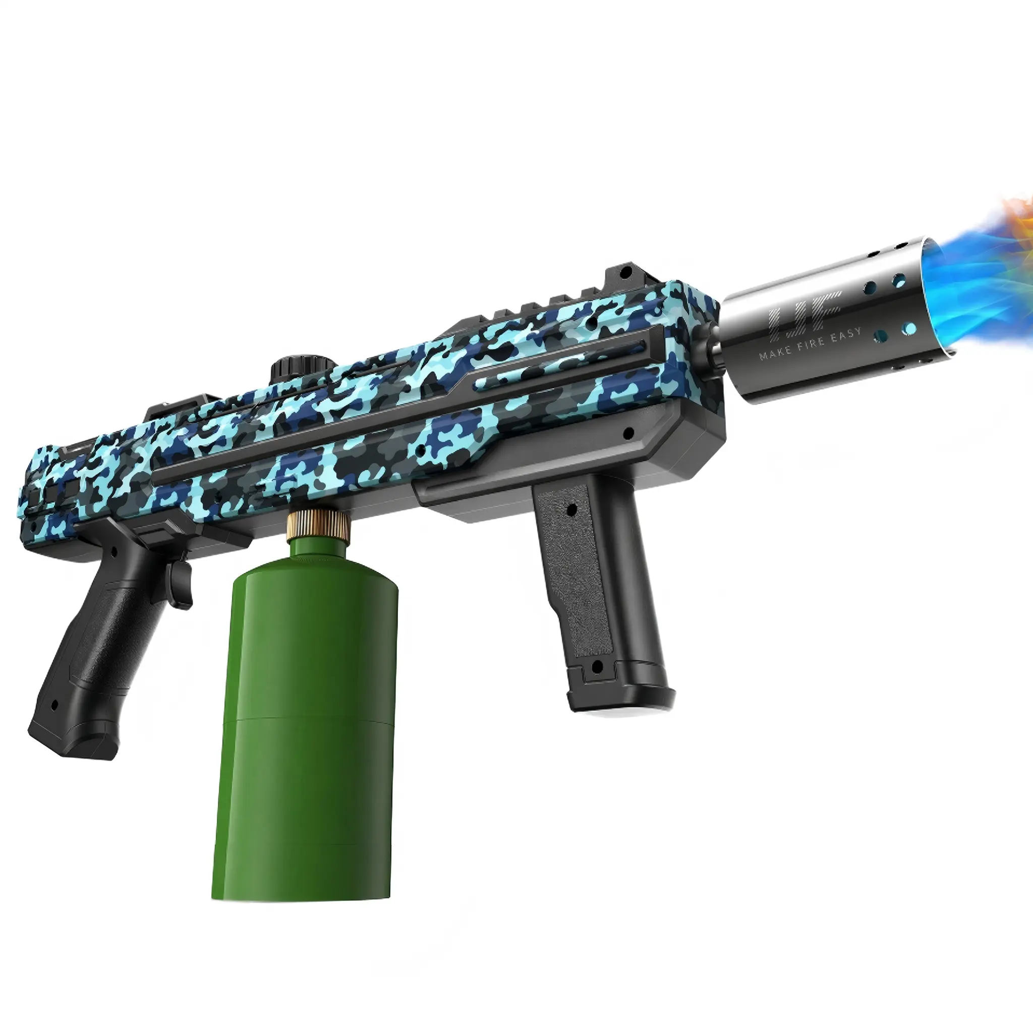 Powerful Propane Torch Gun - Multi-Purpose Blow Torch for Cooking, Camping, Weed Control (Propane Tank Not Included)