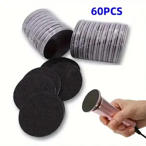 Sanding Discs for Electric Foot File Replacement, 60pcs/box Foot File Sanding Paper Rounds, Pedicure Care Tool, Foot Care Tool Accessories for Dead Skin Removal, Disposable Foot File