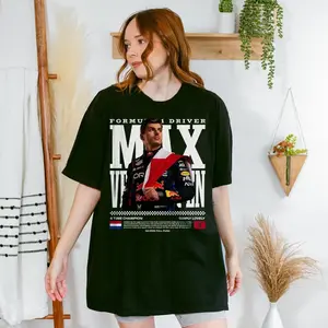 [Sale Up To 25%] Max Verstappen Racing Graphic Tee, Red Bull Driver Shirt, Vintage Motorsport Style Tee, Grand Prix Fan Apparel, Retro Racing Aesthetic Outfit