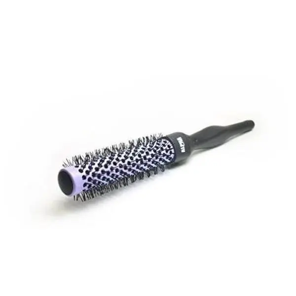 ALPHA NEW YORK Nano Thermal Ceramic & Ionic Round Brush Extra Small (Purple) with Selected Tourmaline Bristles, Smooth and Full Hair, 100g - Comfort
