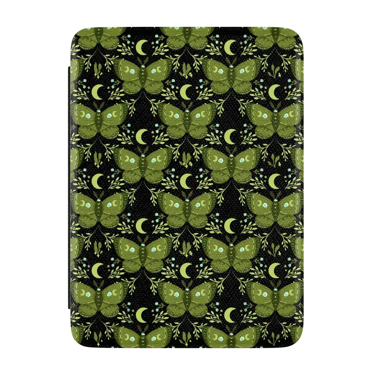 Casely Kindle Case | Mystic Moths | Green Twilight