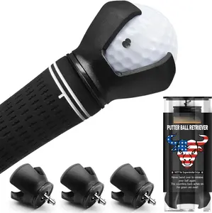 3-Prong Golf Ball Retriever Grabber Pick Up, Saver Claw Put On Putter Grip,Suction Cup Ball Grabber,Sucker for Golf Screws Tool