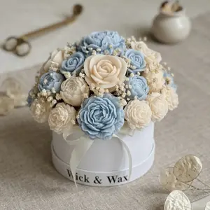 Ocean Breeze Scented Candle bouquet
