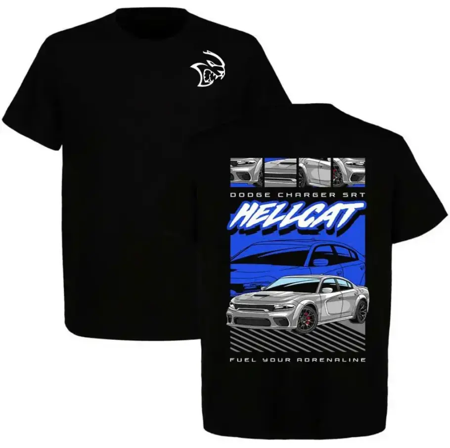 Hellcat SRT T-Shirt, American Muscle Car Graphic Tee, High Performance Car tshirt, Gift For Men, Father's Day