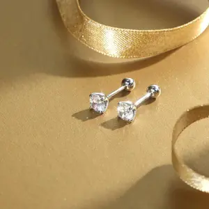 VAMERAY #2820 0.5 Carat In Each Flash Round Earring