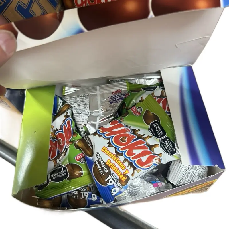 Chokis Chocolate Covered Corn – Caja con 16 Paquetes Individuales (304 g) Snack