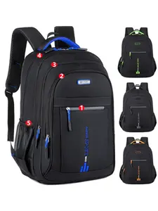 Men's Large Capacity Travel Backpack, Adjustable Straps, Multi-Pocket Business & School Bag, Travel Backpack, Durable Backpack