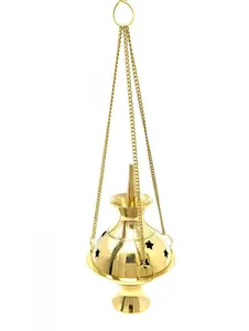 Brass Hanging Burner 4"H - Incense Censer