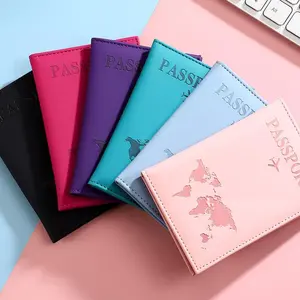 PU Leather Passport Cover – Durable Travel Holder with Card Slots, Protective Organizer Case for Passport, ID & Travel Essentials,UU
