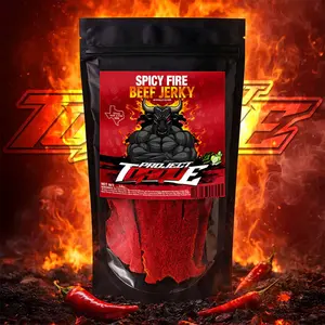 SPICY FIRE BEEF JERKY 3.oz (CARNE SECA)