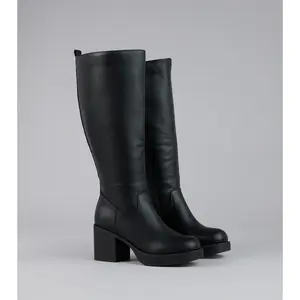Steppin Up Block Heel Knee High Boots Steppin Up Block Heel Knee High Boots