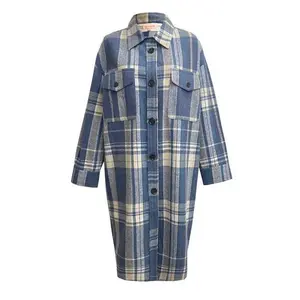 Compton Long Shacket Button Jacket