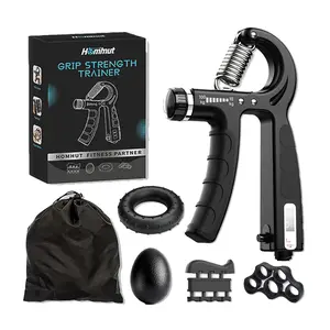 Forearm Wrist Training Grip Strength Trainer Adjustable 5-60kg Hand Grip Exerciser for Muscle Building Injury Recovery Home Gym Fitness Athletes