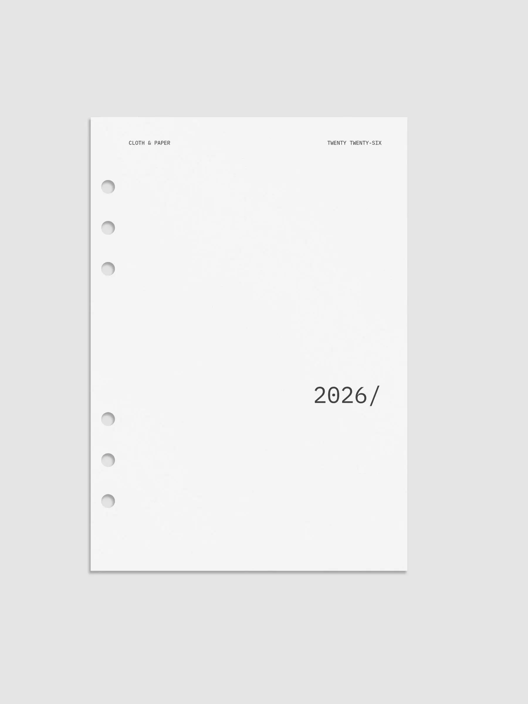 2026 Front & Monthly Vellum Planner Dashboard Overlays | Avant Garde