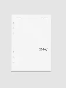 2026 Front & Monthly Vellum Planner Dashboard Overlays | Avant Garde