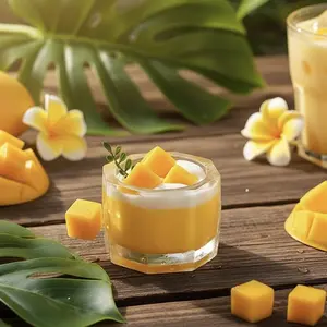 Mango Milkshake Cup Tpr Squeeze Toy, Ventilation Relax Soft Slow Bounce Stress Relief Desk Tool, Durable Unique Design, Adult Essential Gift