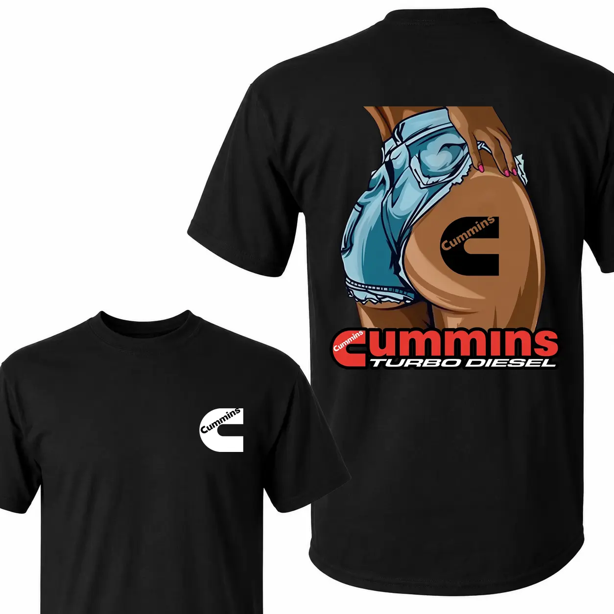 Cummins Turbo Diesel Graphic T-Shirt - Custom Diesel Culture Graphic Tee