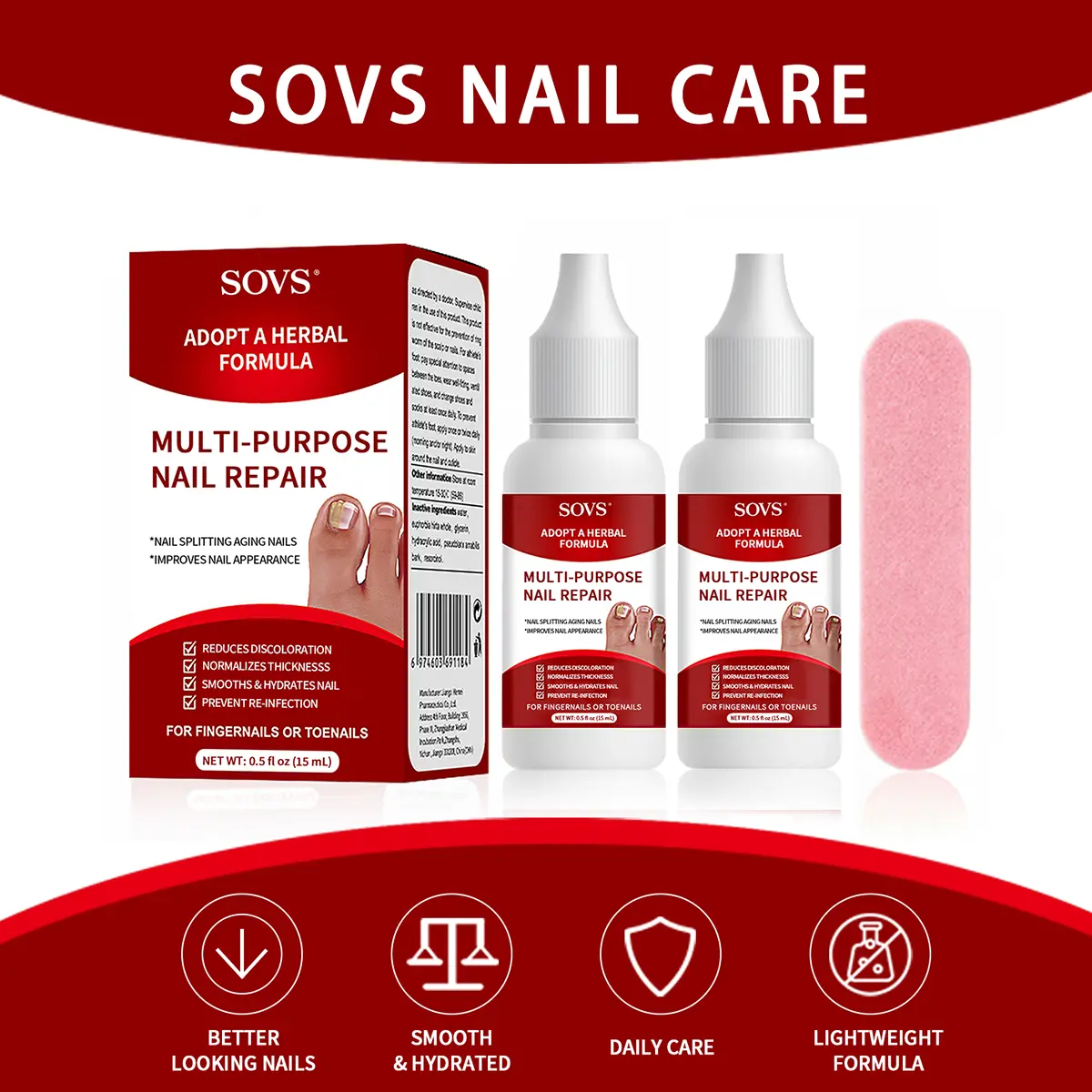 [BUY 1 GET 1 FREE] Triple Action Nail Care Liquid 0.5 Fl Oz | Hydrate, Strengthen, Brighten & Restore Natural Shine | Ideal for Brittle & Weak Nails#DealsForYouDays Antifungal Foot Spray Fungus Eliminator Fungus Gel Essential Oils#tiktokshopbacktoschool