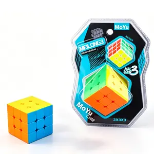 3x3 Speed Cube Set, 2PCS Big & Small Magic Cube Bundle, Stickerless Smooth Turning Puzzle Cubes for Kids & Adults, Ideal for Brain Teaser, Stress Relief and Competition