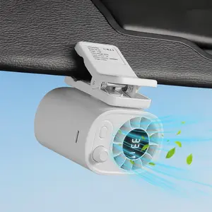 Portable Mini Bladeless Fan Clip On,3 Speeds Clip-on Fans for Shirt,Small Clips FanMini Whirlwind Fans for Waist Clips Suitable for Outdoor & Travel & Office,Personal fan for Women