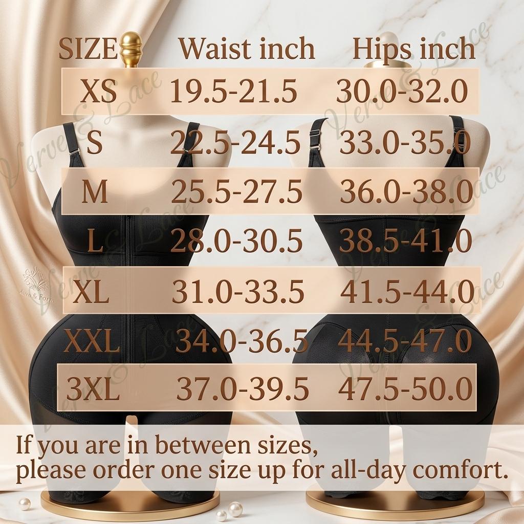 Women's Fajas Colombianas Shapewear Bodysuit Tummy Control Butt Lifter Compression Shaper with Detachable Shoulder Straps and Zipper Crotch