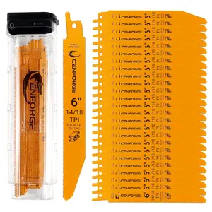 25-PC Reciprocating Saw Blades, BI-Metal (M42+D6A) Material, Replace Milwaukee, Dewalt and Diablo sawzall Blade, for Sawzall Blades Metal