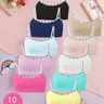 Girls Letter Strap Casual Tank Tops, Breathable Seamless Comfort Soft Sports Bras, Teen Sports Bra, Fashion Cute Sweet Underwear for All Seasons