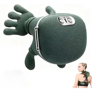 USB rechargeable neck and shoulder heating massager, electric massager, 4D hand shoulder, neck, back massager, neck trapezius massager, as well as shoulder and leg kneading and massage. Gifts suitable for the elderly, men, and women