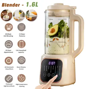 54oz Nut Milk Maker Machine, 11-in-1 Automatic Soy Milk Maker Blender for Almond, Oat, Coconut & Plant Based Milk, Hot & Cold Blender with Auto Clean, 24H Delay Start & 6H Keep Warm#fathersdaygift