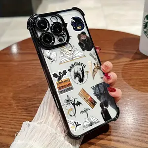 Shockproof Transparent Soft Back Case Dragon Four Wings Phone Case for iPhone 17 16 15 14 13 12 11 PRO MAX PLUS, AIR and iPhone X XS MAX, Ideal Gift Choice for Friends and Family