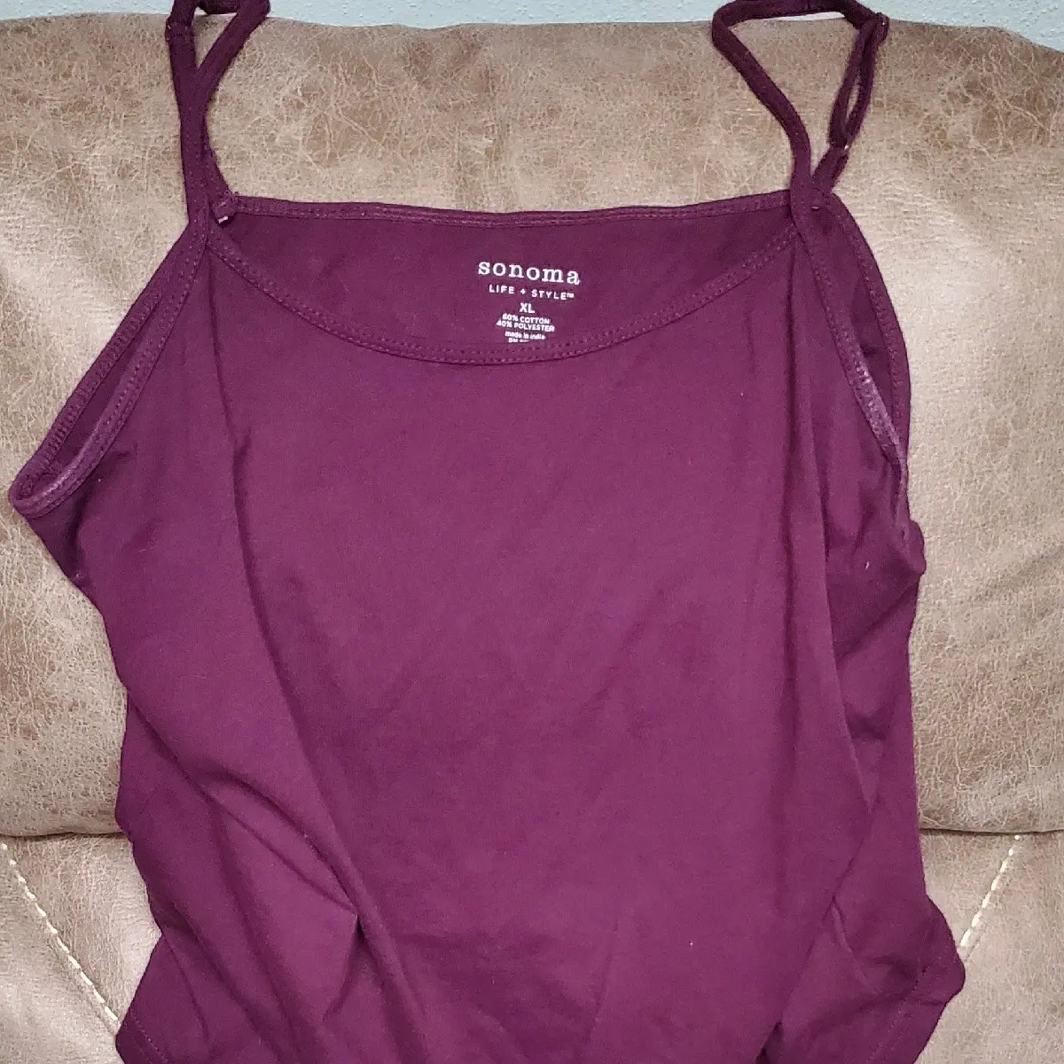 Sonoma Purple Life & Style Tank Top Size XL