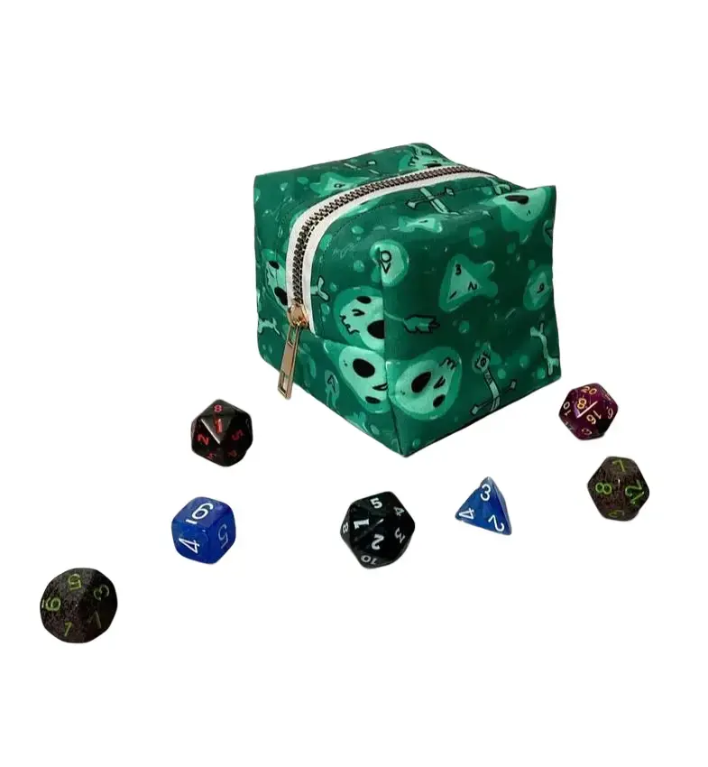 Gelatinous Cube DND Dice Bag: Gaming Accessory Bag