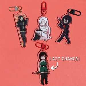 Signalis Keychain Acrylic Charms - Elster Falke Ariane Yeong Isolde Itou Isa, Cute Keychains for Bags and Keys