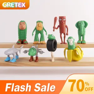 8pcs/Set Plastic Toy Action Figure,Halloween Christmas,Desktop Ornaments,Tralalerotralala,Italianbrainrot