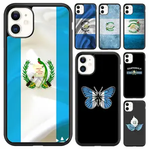 Guatemala Flag Phone Cases for IPhone 17 Promax Pro Air 16 Plus 15 14 13 12 11 Shell Coque Shockproof Protective Black Cover