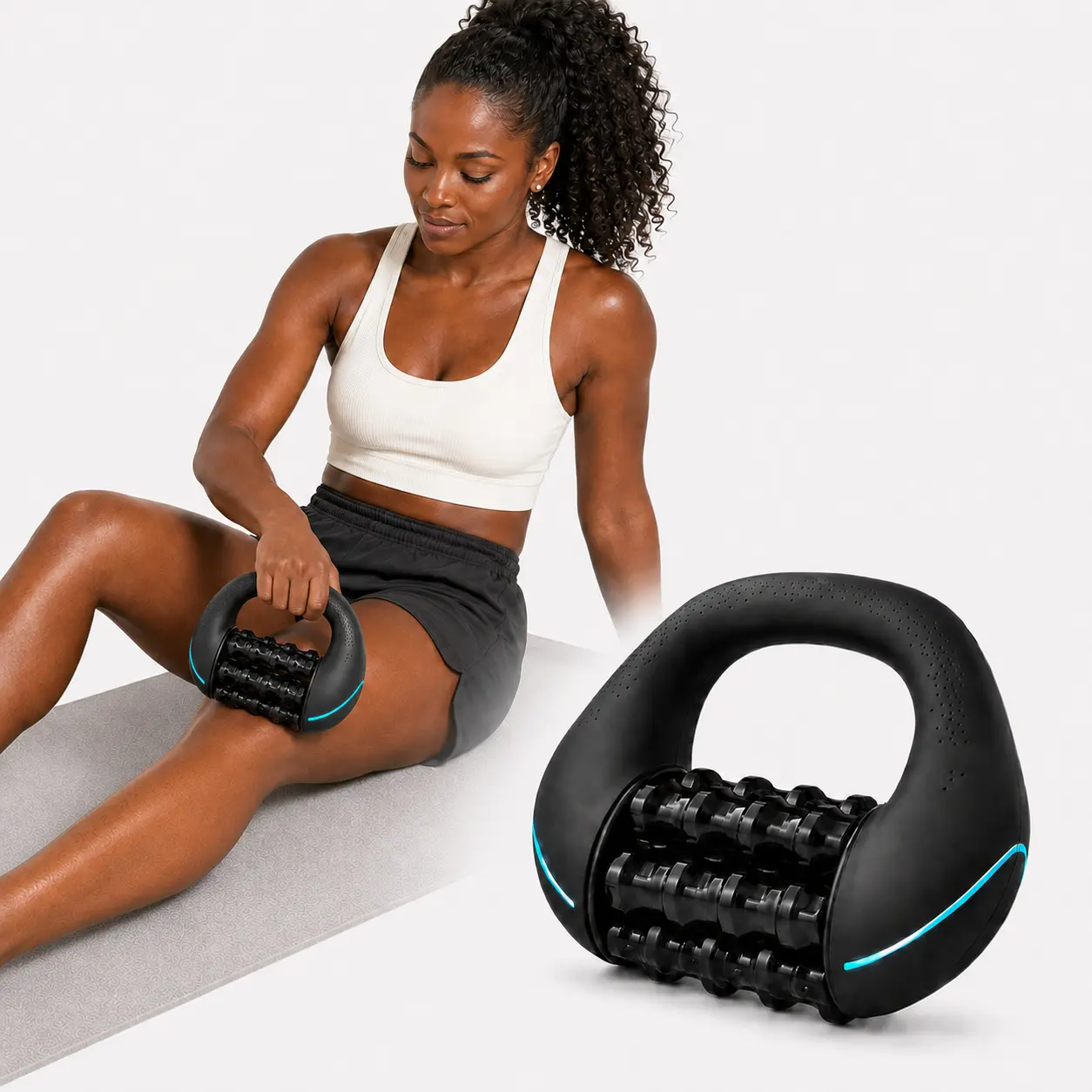 Electric Handheld Muscle Massager, 3‑Speed Cordless Full‑Body Muscle Relief, USB Rechargeable, ASMR Relaxation, Ideal Relaxing Gift for Soothing Biceps, Back & Legs