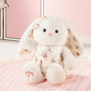 Mother’s Day Gift: MINISO Cath Kidston Garden Workshop Series – Tanuki Rabbit Plush Toy Sitting Pose, Cute Bunny Doll, Birthday Gift for Friends