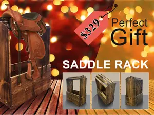 **Custom Wooden Saddle Rack Hand Made to Order**