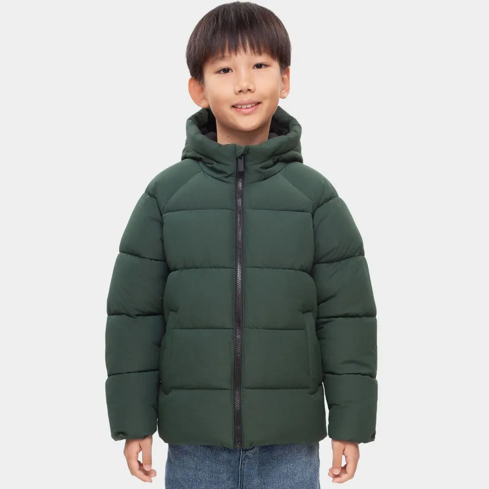 Rokka&Rolla Boys' Ripstop Winter Coat Kids' Fleece Lined Jacket, Name Tag, Machine Washable